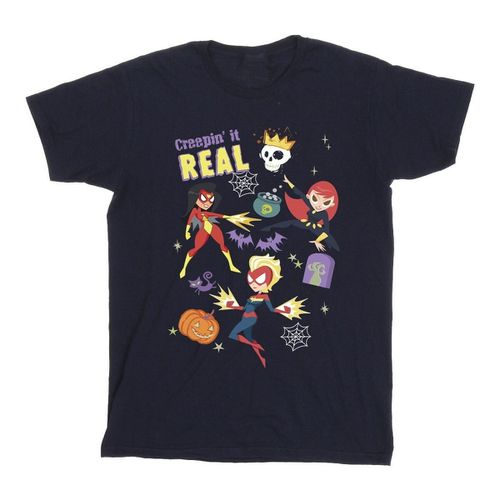 T-shirts a maniche lunghe Creepin It Real - Marvel - Modalova