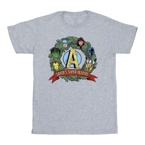 T-shirts a maniche lunghe Santa's Super Helpers - Marvel - Modalova