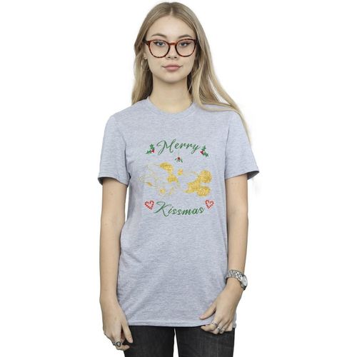 T-shirts a maniche lunghe Merry Kissmas - Disney - Modalova