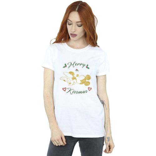 T-shirts a maniche lunghe Merry Kissmas - Disney - Modalova