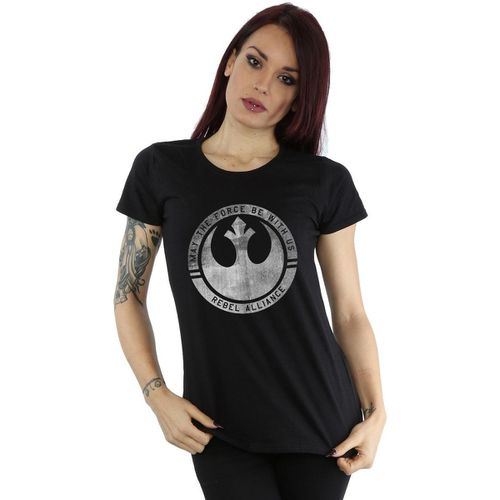 T-shirts a maniche lunghe Rogue One May The Force Be With Us - Disney - Modalova