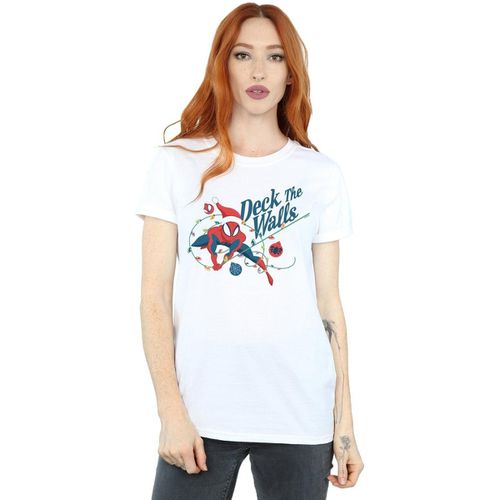 T-shirts a maniche lunghe Deck The Walls - Marvel - Modalova