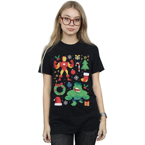 T-shirts a maniche lunghe Christmas Day - Marvel - Modalova