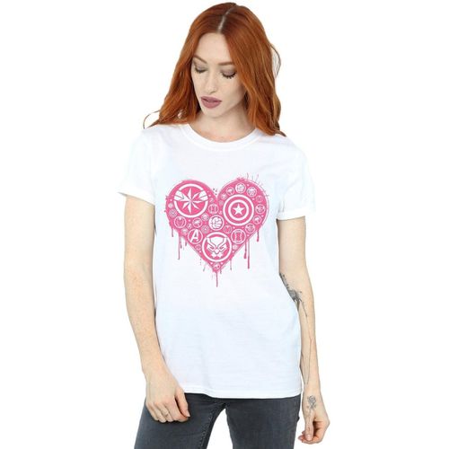 T-shirts a maniche lunghe I Heart Avengers - Marvel - Modalova