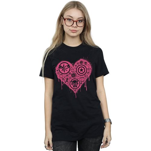 T-shirts a maniche lunghe I Heart Avengers - Marvel - Modalova