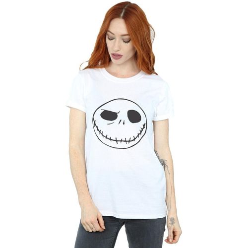 T-shirts a maniche lunghe Nightmare Before Christmas Jack's Big Face - Disney - Modalova