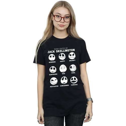 T-shirts a maniche lunghe Nightmare Before Christmas The Many Faces Of Jack - Disney - Modalova