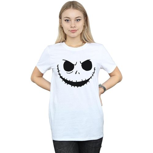 T-shirts a maniche lunghe Nightmare Before Christmas Jack's Face - Disney - Modalova