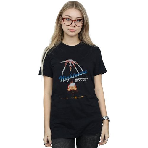 T-shirts a maniche lunghe Italian Movie Poster - A Nightmare On Elm Street - Modalova