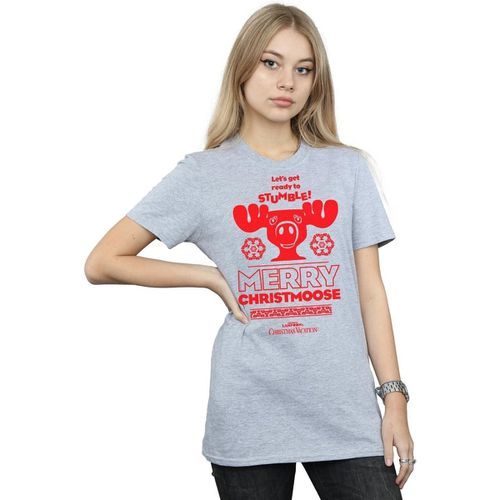 T-shirts a maniche lunghe Merry Christmoose - National Lampoon´s Christmas Va - Modalova