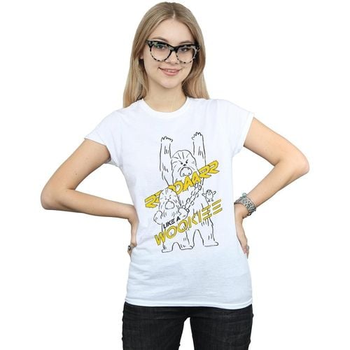 T-shirts a maniche lunghe Roar Like A Wookiee - Disney - Modalova