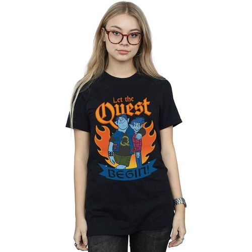 T-shirts a maniche lunghe Onward Let The Quest Begin - Disney - Modalova