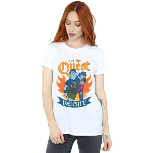 T-shirts a maniche lunghe Onward Let The Quest Begin - Disney - Modalova