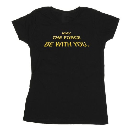 T-shirts a maniche lunghe May The Force Opening Crawls - Disney - Modalova