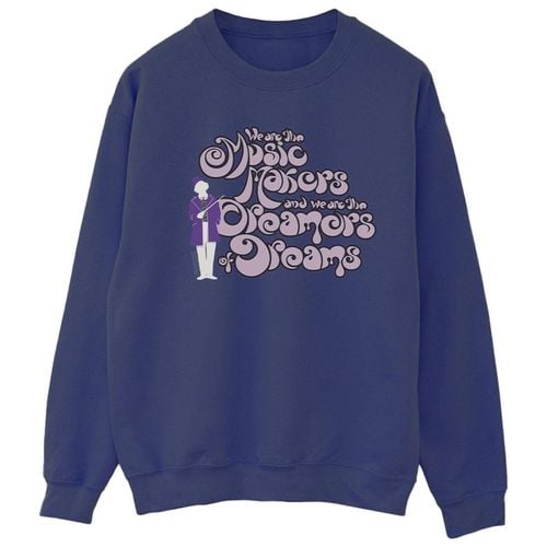 Felpa Willy Wonka Dreamers Text - Willy Wonka - Modalova