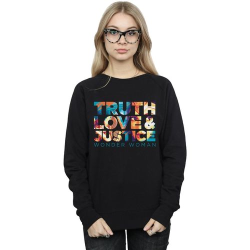 Felpa 84 Truth Love Justice - Dc Comics - Modalova