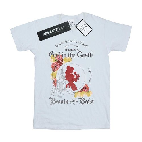 T-shirts a maniche lunghe Beauty And The Beast Girl in The Castle - Disney - Modalova