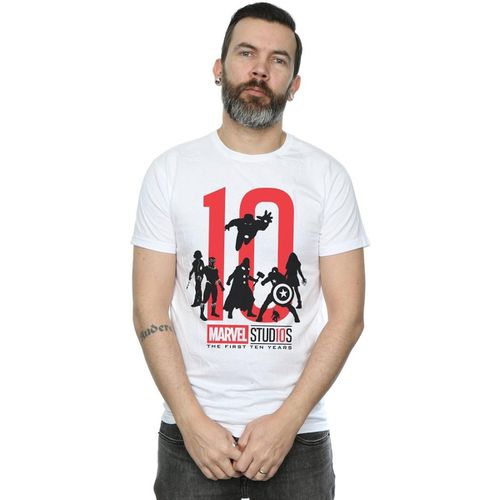 T-shirts a maniche lunghe The First Ten Years - Marvel Studios - Modalova