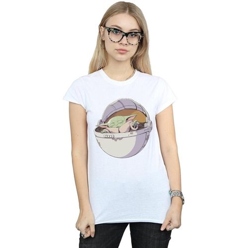 T-shirts a maniche lunghe The Mandalorian Sleeping Child - Disney - Modalova