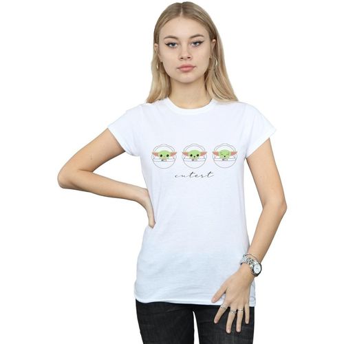 T-shirts a maniche lunghe The Mandalorian The Cutest - Disney - Modalova