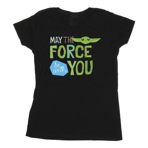 T-shirts a maniche lunghe The Mandalorian May The Force Be With You - Disney - Modalova