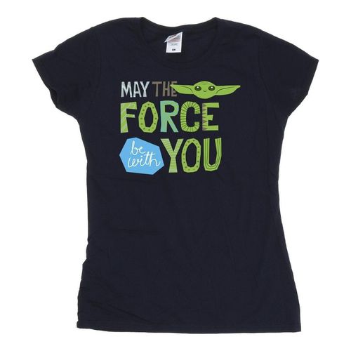 T-shirts a maniche lunghe The Mandalorian May The Force Be With You - Disney - Modalova