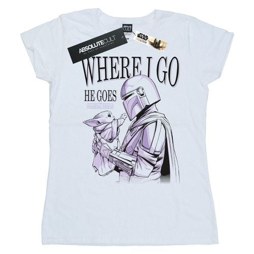 T-shirts a maniche lunghe The Mandalorian Where I Go - Disney - Modalova