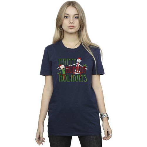 T-shirts a maniche lunghe Happy Human Holidays - Rick And Morty - Modalova