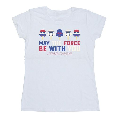 T-shirts a maniche lunghe May The Force Ice Pops - Star Wars: A New Hope - Modalova