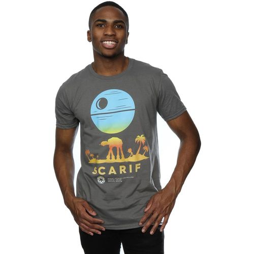 T-shirts a maniche lunghe Rogue One Scarif Sunset - Disney - Modalova