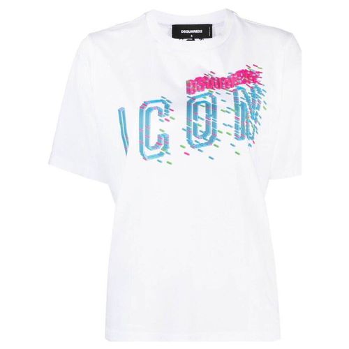 T-shirt Dsquared ICON PIXELED EASY - Dsquared - Modalova