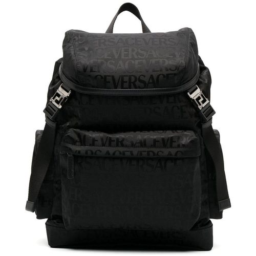 Zaini Zaino Neo Nylon Jacquard - Versace - Modalova