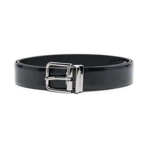 Cintura D&G Brushed calfskin belt - D&g - Modalova