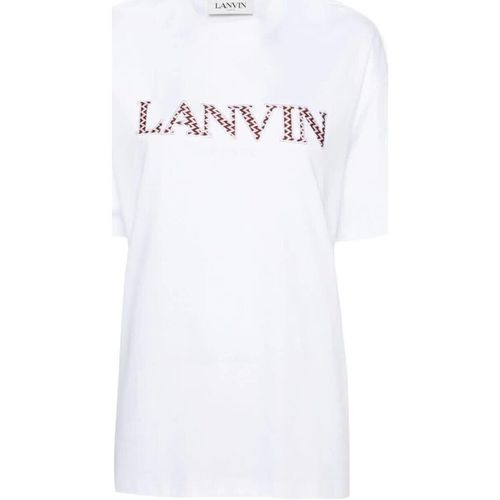 T-shirt T-SHIRT OVERSIZE RICAMATA - Lanvin - Modalova