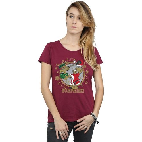 T-shirts a maniche lunghe Christmas Surprise - Dessins Animés - Modalova