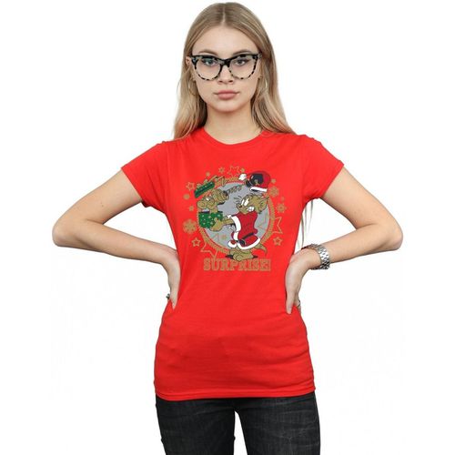 T-shirts a maniche lunghe Christmas Surprise - Dessins Animés - Modalova