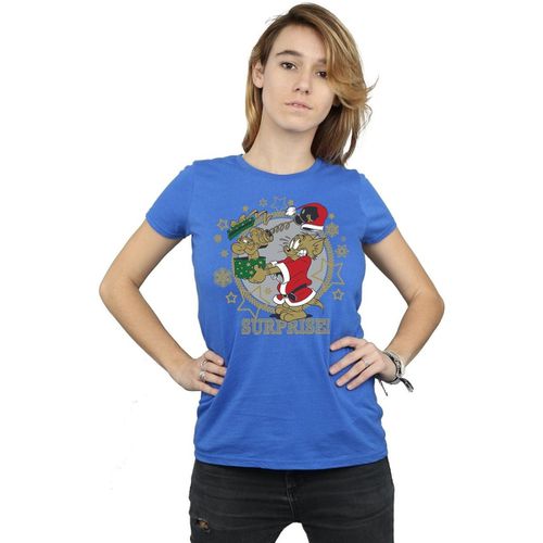 T-shirts a maniche lunghe Christmas Surprise - Dessins Animés - Modalova