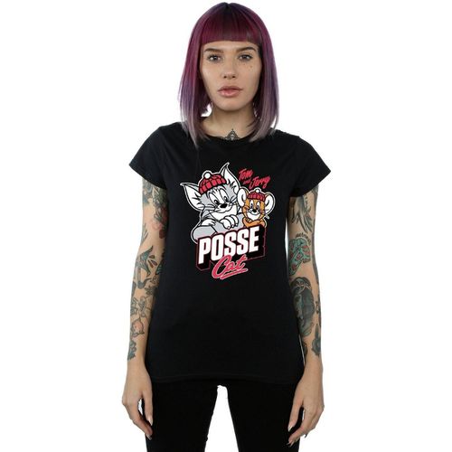 T-shirts a maniche lunghe Posse Cat - Dessins Animés - Modalova