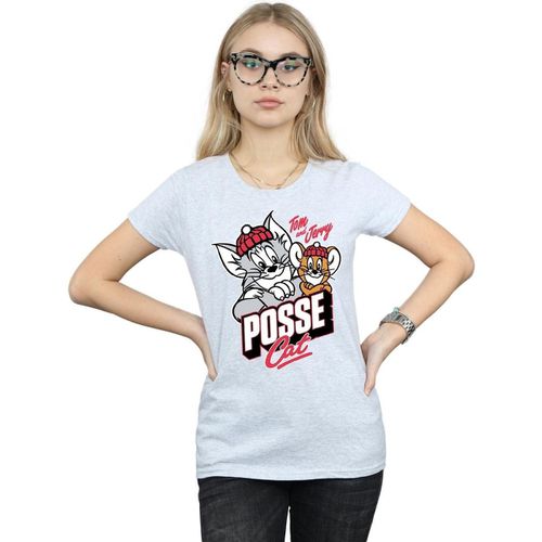 T-shirts a maniche lunghe Posse Cat - Dessins Animés - Modalova