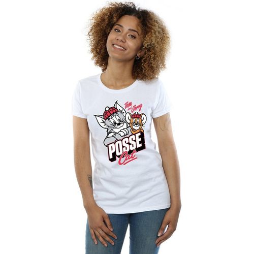 T-shirts a maniche lunghe Posse Cat - Dessins Animés - Modalova