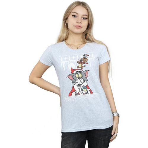 T-shirts a maniche lunghe Christmas Fair Isle - Dessins Animés - Modalova