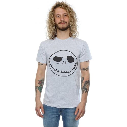 T-shirts a maniche lunghe Nightmare Before Christmas Jack's Big Face - Disney - Modalova