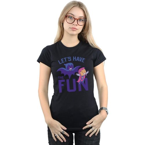 T-shirts a maniche lunghe Teen Titans Go Let's Have The Fun - Dc Comics - Modalova