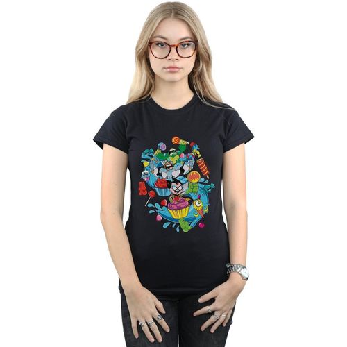 T-shirts a maniche lunghe Teen Titans Go Candy Mania - Dc Comics - Modalova