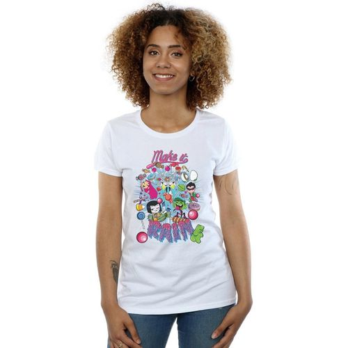 T-shirts a maniche lunghe Teen Titans Go Make It Rain - Dc Comics - Modalova