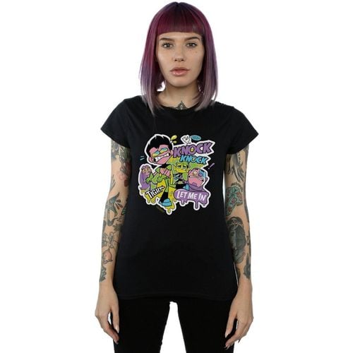 T-shirts a maniche lunghe Teen Titans Go Knock Knock - Dc Comics - Modalova