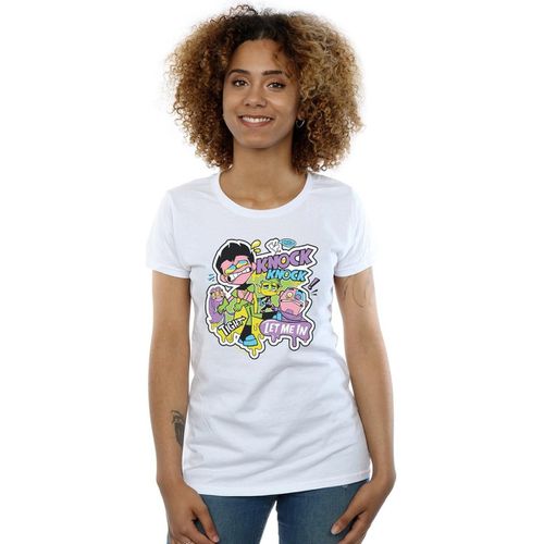 T-shirts a maniche lunghe Teen Titans Go Knock Knock - Dc Comics - Modalova