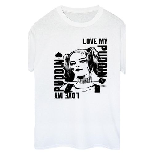 T-shirts a maniche lunghe Suicide Squad Love Puddin - Dc Comics - Modalova