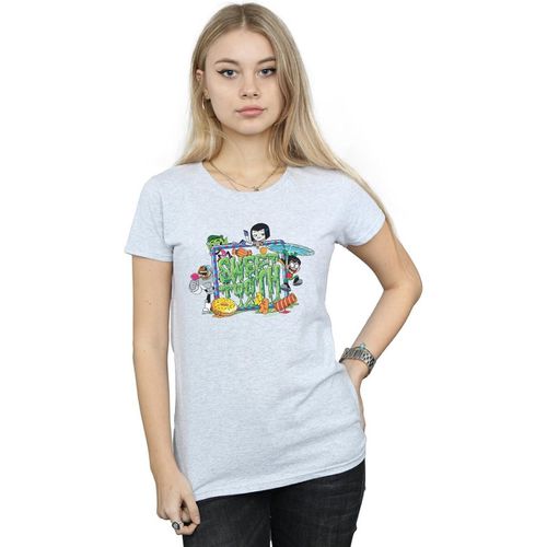 T-shirts a maniche lunghe Teen Titans Go Sweet Tooth - Dc Comics - Modalova