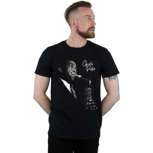 T-shirts a maniche lunghe Playing Saxophone - Charlie Parker - Modalova